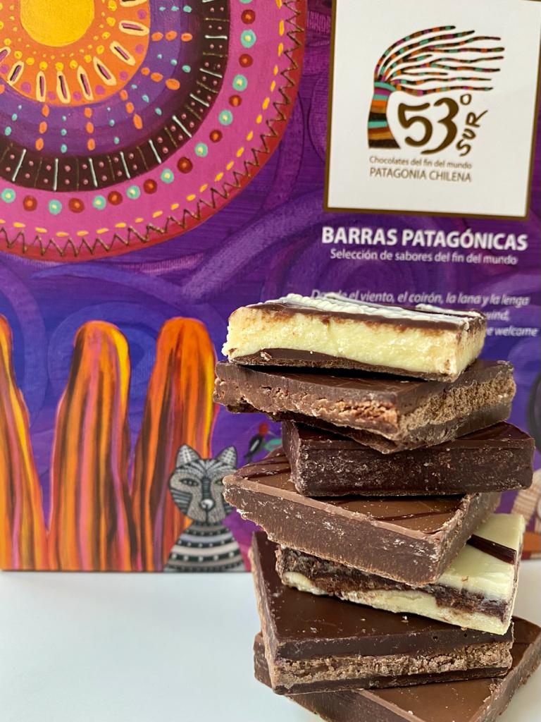 Caja de barras de chocolate patagónicas 3